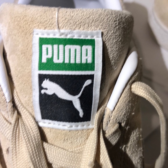Puma Tan Sneakers Low-Top Casual - Picture 2 of 11